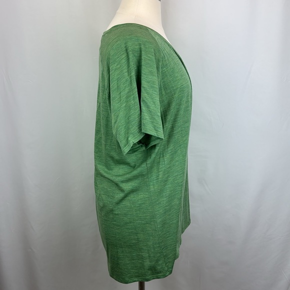 Woolx Mia V neck 3X forest green - Picture 3 of 4